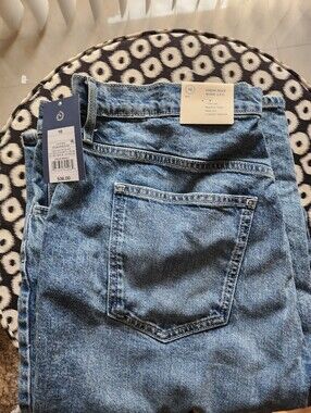High-Rise Wide-Leg Women Jeans - Light Blue Denim